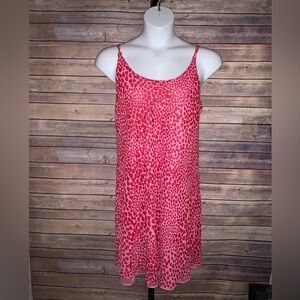 Pink Leopard Print Chemise